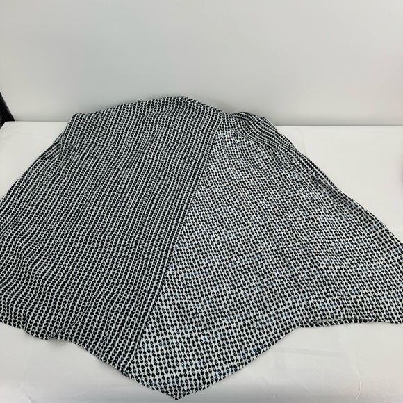 Brora Ink Graphic Print  patchwork Dress Size UK 12 US 8 Asymmetric V Neck - Picture 11 of 15